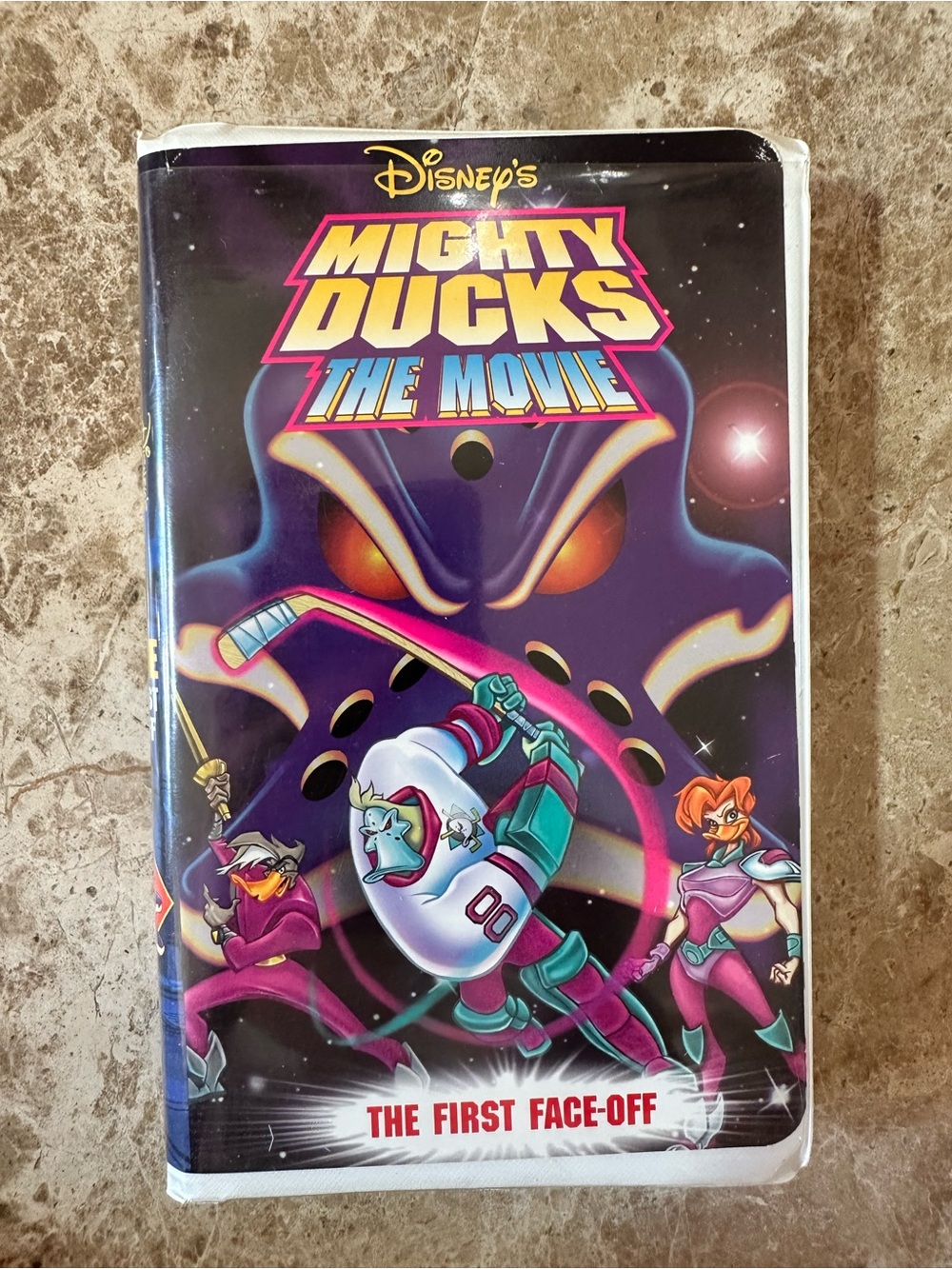 Disney Mighty Ducks The Movie VHS Tape and Clamshell